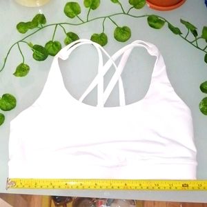 LULULEMON WHITE ATHLETIC TOP